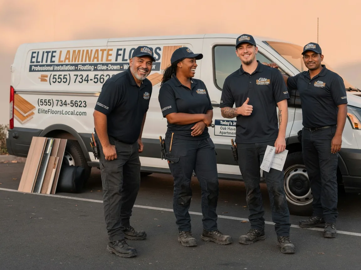 Laminate flooring installation company in Mcintire, IA
